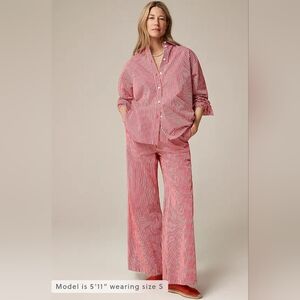 Nwt J.Crew Cosmo Pant in Oxford Stripe Size Small